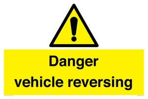 Danger Vehicles Reversing